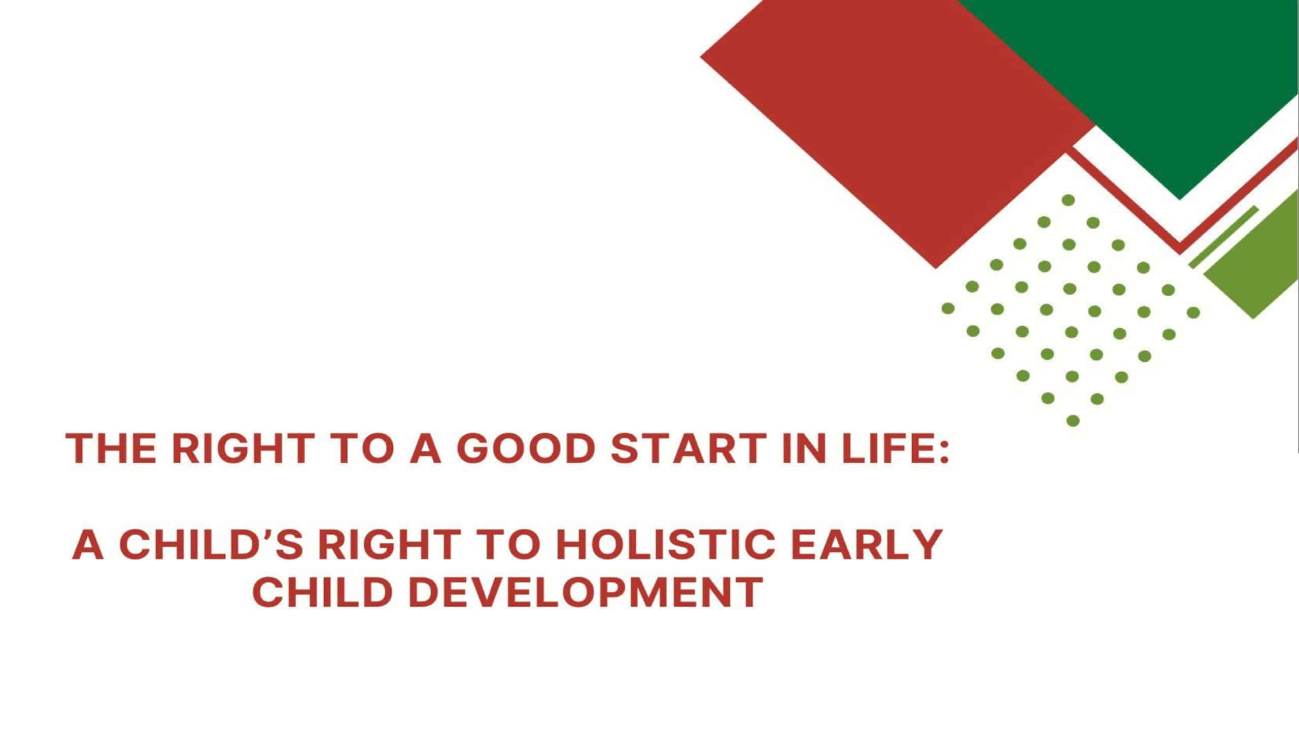 UN Resolution on Early Childhood Development
