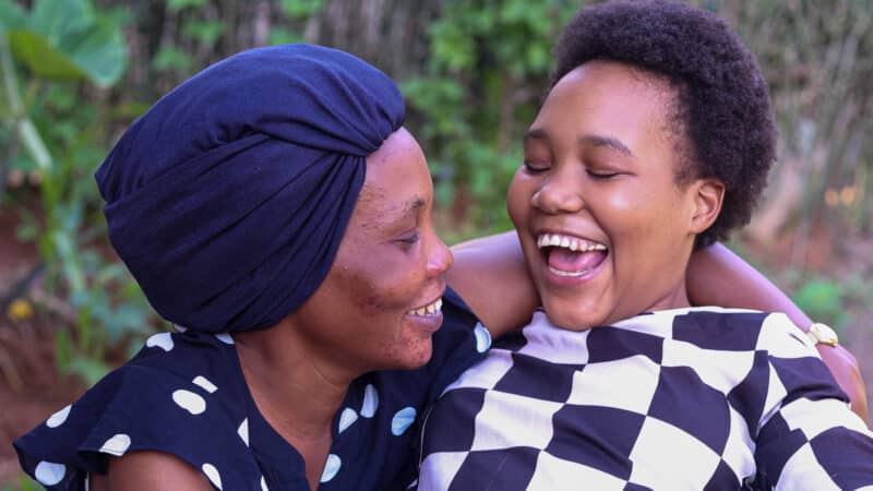 Cigy and her mother, Mutoni