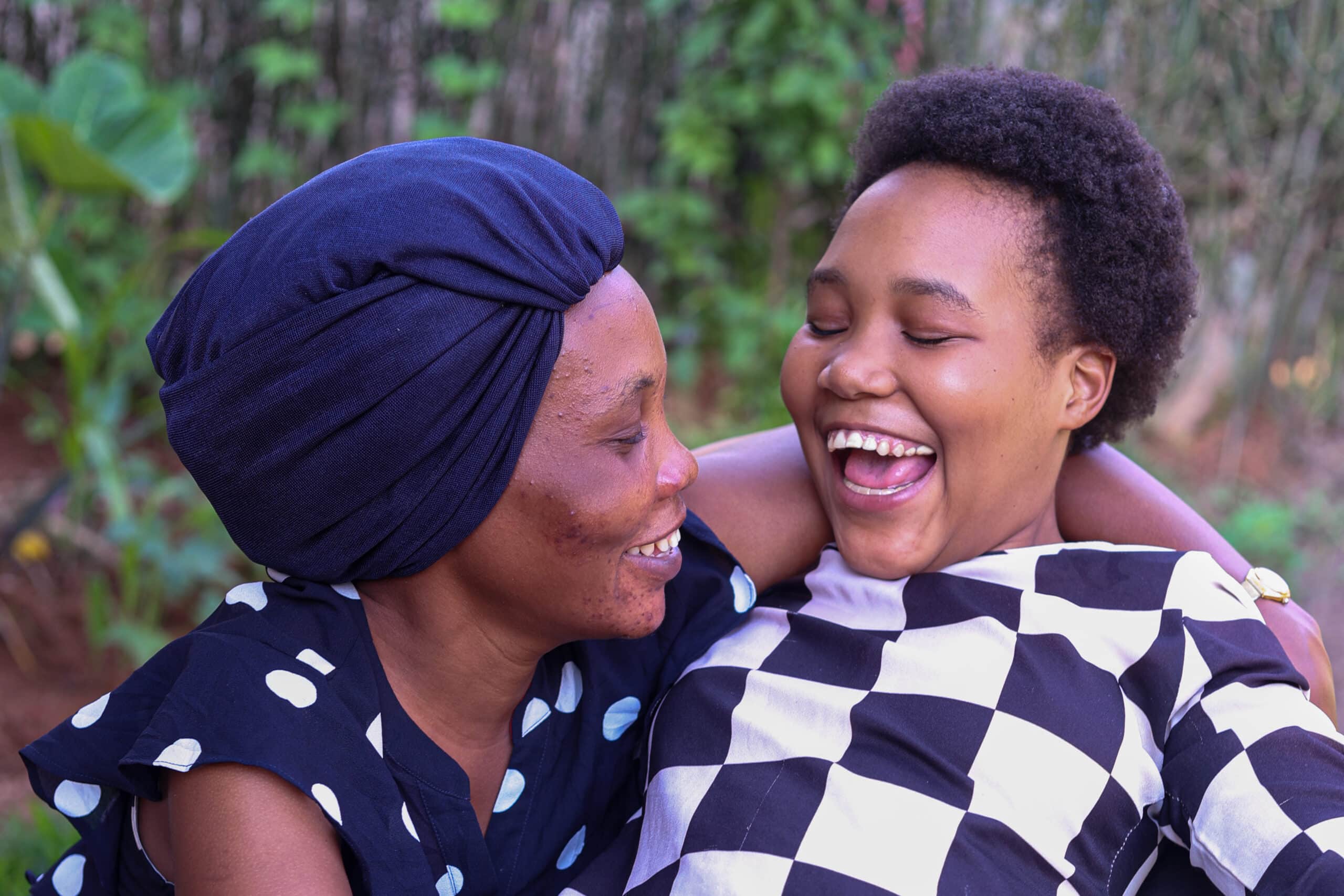 Cigy and her mother, Mutoni