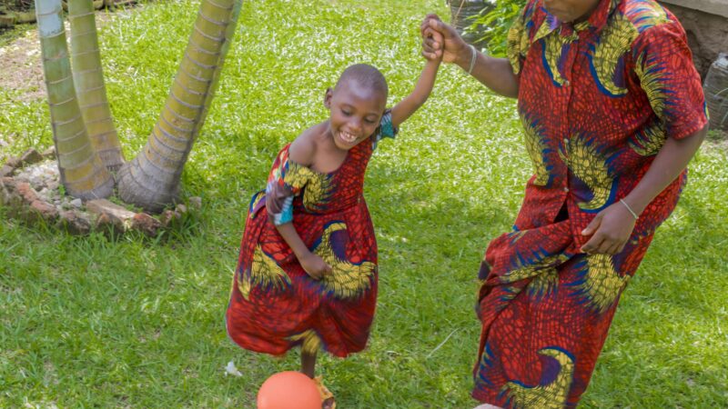 Chadia and Bwiza playing together