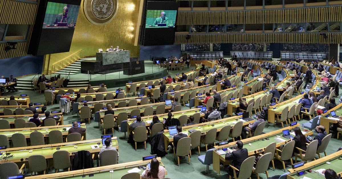 The UN General Assembly